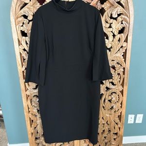 Calvin Klein bell sleeve midi dress